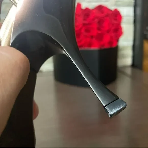 Miu Miu Rose metallic Heels - Size 38. PRICE DROP ‼️‼️‼️‼️‼️ - Picture 3 of 10